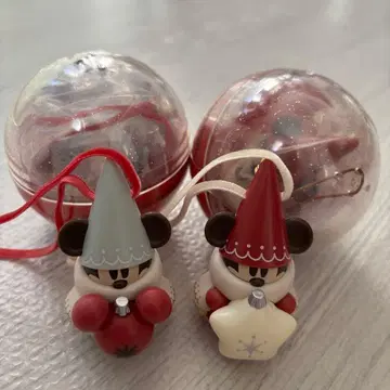 TDR 리루린린 크리스마스 캡슐 토이 빨간색&스카이블루