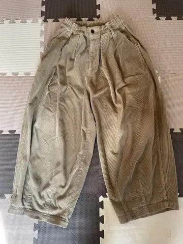 HARVESTY 코튼 와이드 팬츠 사이즈 2