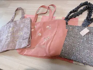 메종 드 플뢰르 A4 들어가는 토트백 3종 세트