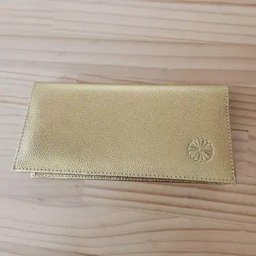 골드 가죽 장지갑