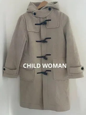 CHILD WOMAN 더플 코트 크림색