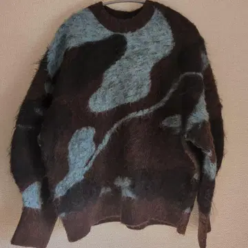 Ungrid 샤기 자카드 니트