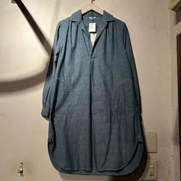 택 포함 새상품 le glazik 루 글라지크 스키퍼 셔츠 원피스 36