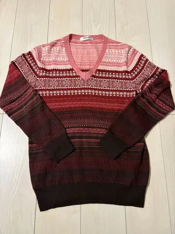 monkey time UNITED ARROWS V넥 니트