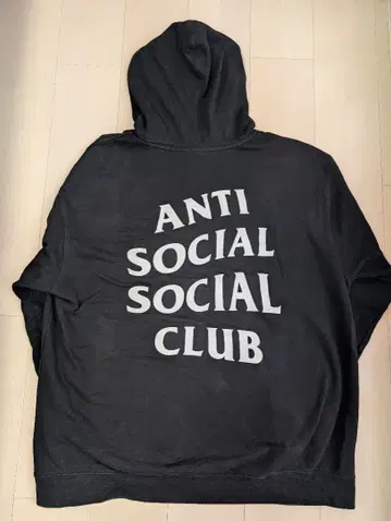 희귀 사이즈 Anti Social Social Club 후드티 XL