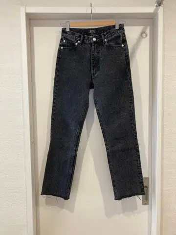 A.P.C. 블랙 데님 24 하이웨스트