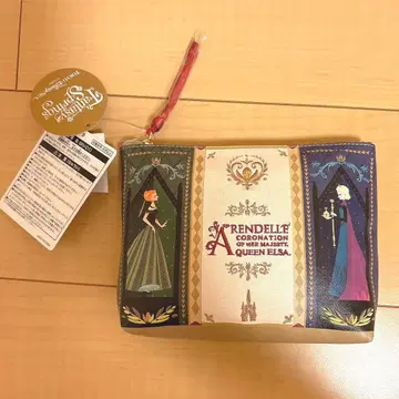 택 포함 새상품 안나 파우치 판타지 스프링스 디즈니씨