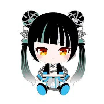 [ 하루사루카 ] [ 긴카부토 ] 앉은 봉제 인형