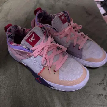 Jordan 농구 신발 핑크/화이트/퍼플 28.5