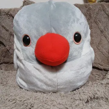 코토리대 남코 한정판 실버 문조 BIG 봉제 인형