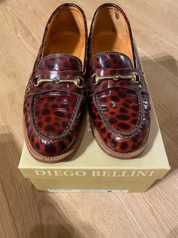 DIEGO BELLINI 디에고 벨리니 레오파드 핏 로퍼 38