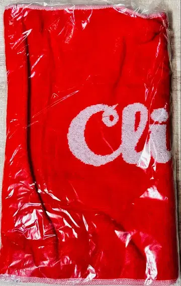 CLEVY AND KEEN 페이스 타월 빨간색