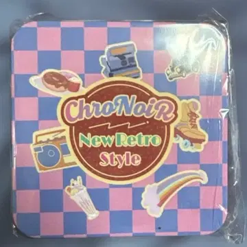 ChroNoiR 뉴 레트로 스타일 캔 스티커 세트