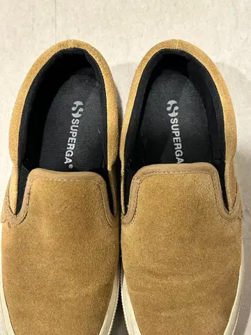 SUPERGA 스웨이드 슬립온 브라운