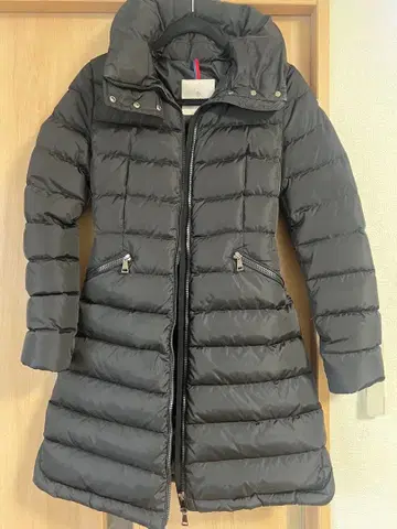MONCLER 블랙 롱 코트