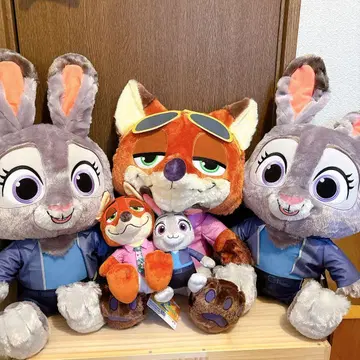 주토피아2 슈퍼 라지 봉제 인형 주디&닉