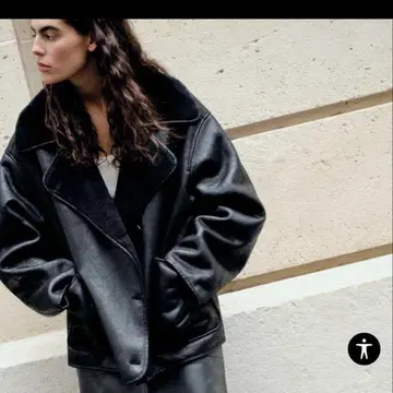 ZARA 더블 페이스 자켓 ZW COLLECTION 보아