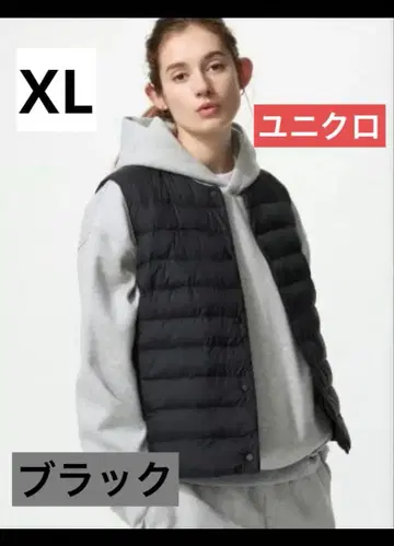 유니클로 파르테크 베스트 XL 블랙