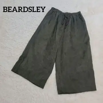 [ BEARDSLEY ] 스웨이드 가우초 팬츠 그린 계열 F