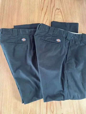 Dickies 블랙 워크 팬츠 2장 세트