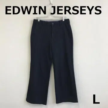 A1208B11 [ EDWIN JERSEYS ] 스트라이프 와이드 팬츠