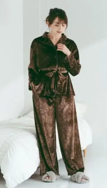 Francfranc 벨로아 파자마 BR 상하의 세트