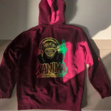 WANIMA 후드티 XL 버건디