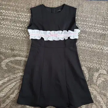 JILTU 프릴 슬리브리스 미니 원피스