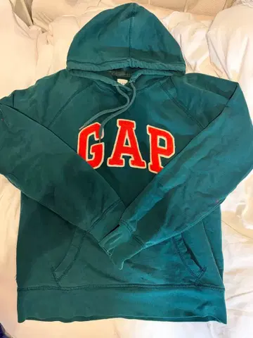 GAP 후드 부착 후드티 그린 컬러 오렌지 빨간색 y2k 구제 의류