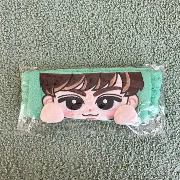 SnowMan 아베 료헤이 헤어밴드 캐릭터 얼굴 타월 그린