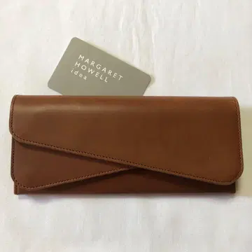 마가렛호웰 소가죽 장지갑 박스 동전 지갑 ( 브라운