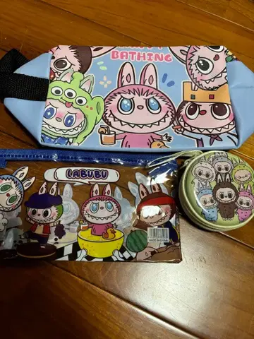 LABUBU 파우치 3종 세트