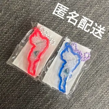 [이부키노사토 한정판] 비와코 아크릴 키링 이부키산 2색 세트