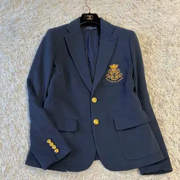 [ 컨디션 최상 ] 폴로 랄프로렌 현행 택 자켓 골드 버튼 빅 사이즈 8