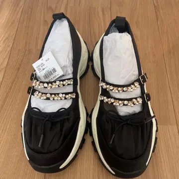 RANDA 블랙 스니커즈 L