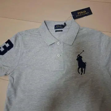 [ 새상품 미사용 ] POLO 그레이 원피스 자수