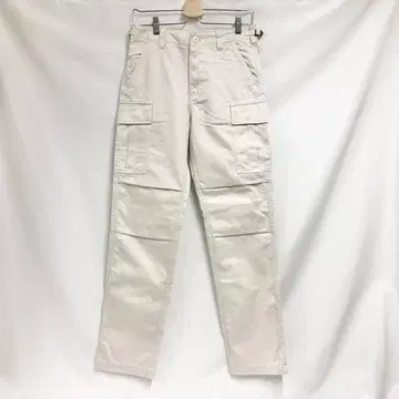 미사용 새상품 AVIREX (아비렉스) 카고 팬츠 S 화이트