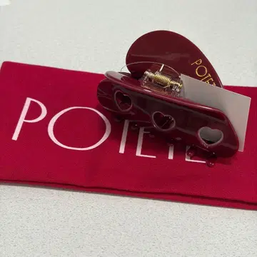 포테테 potete 3하트 클립 하트 빨간색