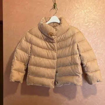 ermanno scervino 핑크 베이지 다운 자켓 숏 기장