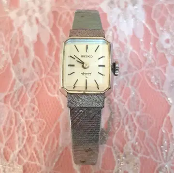 작동 빈티지 SEIKO 여성용 수동 와인딩 손목시계 1140-3140