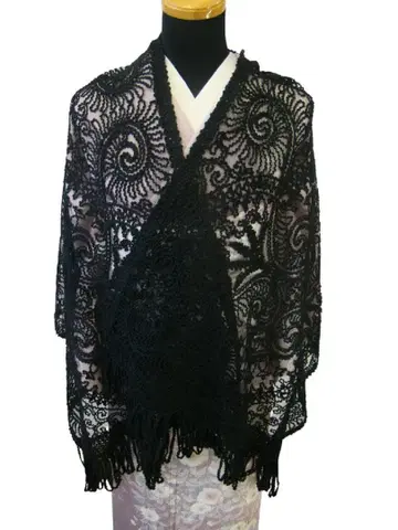 오시마 명주 무게츠 숄 순수 실크 MUGETU As848