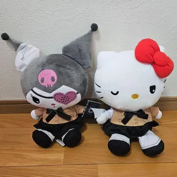 산리오 캐릭터즈 쿠로미 헬로키티 봉제 인형