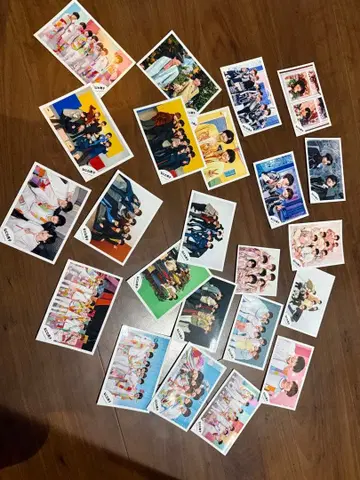 나니와단시 집합 사진 51장 세트와 정사각형 포토