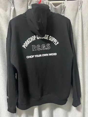 Porkchop Garage Supply 블랙 후드티 L 사이즈