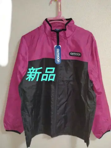 OUTDOOR PRODUCTS 풀집 자켓 LL 핑크/블랙