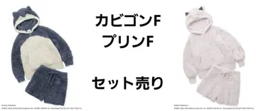 [포켓몬 슬립] 젤라또 카비곤 & 푸딩 후드티 & 숏팬츠 세트