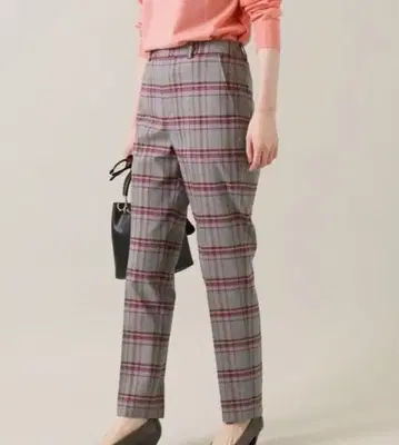 컨디션 최상!! IENA 체크 센터 프레스 팬츠 38