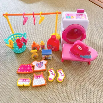 역할 놀이 세탁 세트 소꿉놀이 런드리 세트