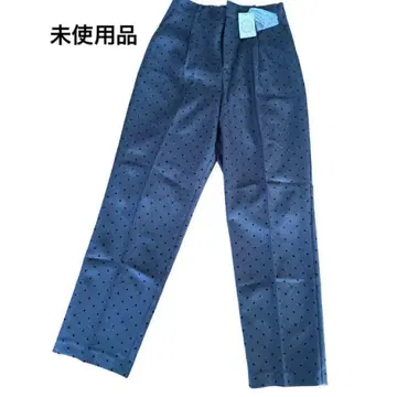 도트 무늬 슬랙스