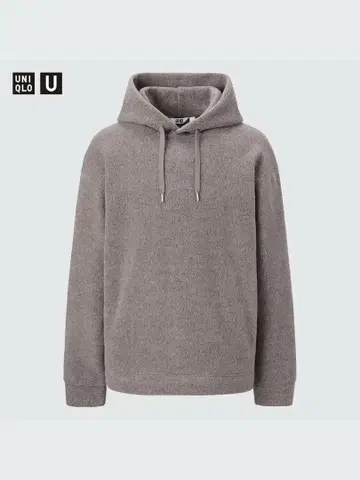 UNIQLO U 플리스 후드티 네고 불가